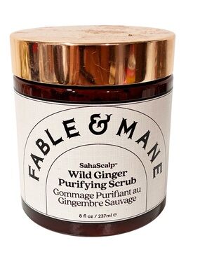 Fable & Mane SahaScalp Wild Ginger Purifying Scrub Haircare NEW